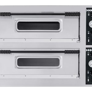Forno de pizza BÁSICO XXL 66, 2 câmaras, 400V/18000W, 1365x955x(H)745mm