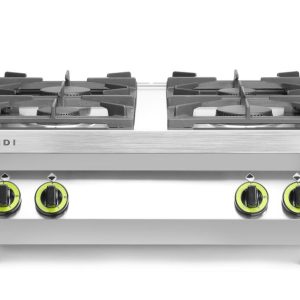 Fogão a gás com 4 bicos para bancada Kitchen Line, Kitchen Line, 19kW, 800x700x(H)310mm