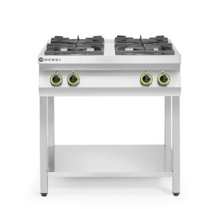 Fogão a gás com base aberta e 4 queimadores Kitchen Line, Kitchen Line, 19kW, 800x700x(H)900mm