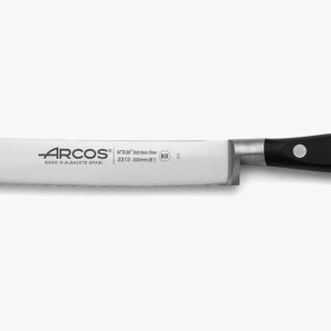 Arcos Faca para pão 200 mm - Série Riviera - Preto