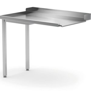 Mesa de descarga para máquinas de lavar loiça, lado esquerdo, 1000x700x(H)850mm