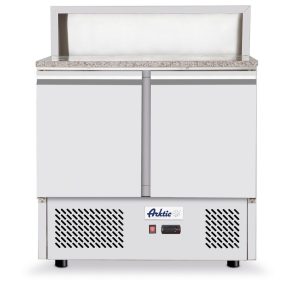 Bancada frigorífica para preparação de pizas com duas portas 300 L, Arktic, 169L, 230V/310W, 700x900x(H)1082mm