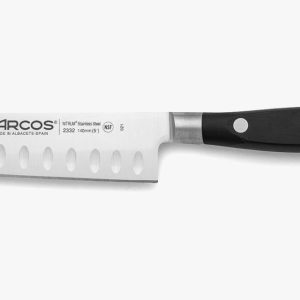 Arcos Faca Santoku 140 mm - Série Riviera - Preto