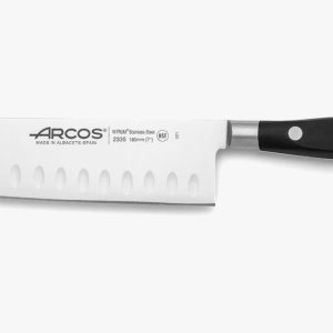 Arcos Faca Santoku 180 mm - Série Riviera - Preto