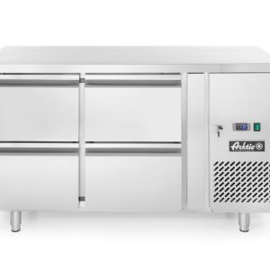 Bancada frigorífica com quatro gavetas Profi Line 280 L, Arktic, Profi Line, 90L, 230V/250W, 700x1360x(H)840mm