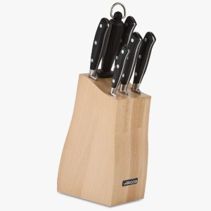 Arcos Conjunto de facas para legumes e descascar - Série Riviera - Preto