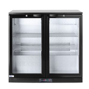 Frigorífico para bar com duas portas, Arktic, 158L, Preto, 230V/160W, 900x530x(H)865mm