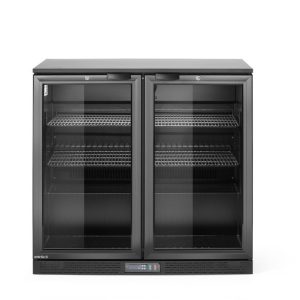 Frigorífico para bar com duas portas, Arktic, 158L, Preto, 230V/160W, 530x900x(H)870mm