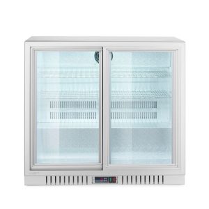Frigorífico para bar, 2 portas deslizantes, Arktic, 150L, Prateado, 230V/175W, 900x520x(H)840mm