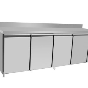 Balcão refrigerado, 4 portas, Arktic, Profi Line, 450L, 230V/400W, 700x2230x(H)839mm