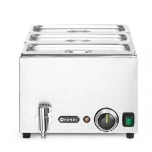 Conjunto banho-maria com torneira de drenagem Ranger, GN (H)150mm, GN 1/1, 230V/1000W, 605x332x(H)242mm