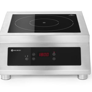 Placa de indução modelo 5000 D, Profi Line, 400V/5000W, 398x525x(H)175mm