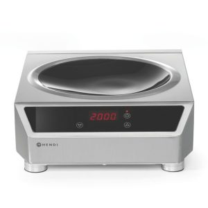Wok de indução modelo 3500, Profi Line, unidade de indução, 230V/3500W, 340x450x(H)130mm