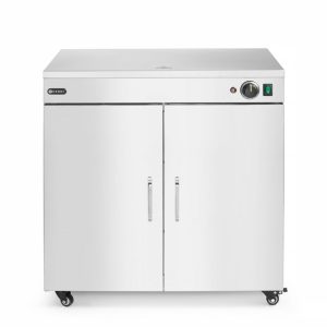 Aquecedor de pratos duplo, 230V/800W, 735x589x(H)766mm