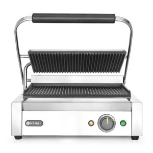 Grelhador de contacto Panini, Prateado, 220-240V/2200W, 430x375x(H)216mm