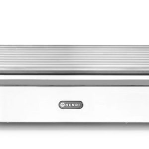 Grelha para salsichas XL - 2 zonas, Prateado, 230V/2000W, 732x590x(H)168mm, Retangular