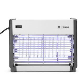 Mata insetos de alta voltagem, Cobertura: 50 m², 230V/26W, 379x103x(H)265mm