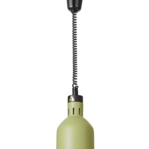 Lâmpada de aquecimento ajustável em altura, cilíndrica, Verde, 230V/250W, ⌀175x(H)250mm