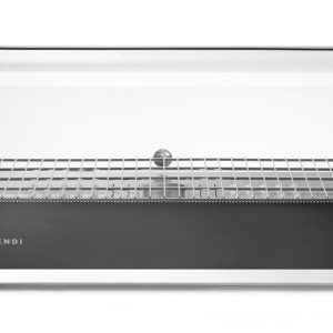 Expositor de bancada aquecido, nível único, Preto, 230V/800W, 554x376x(H)311mm