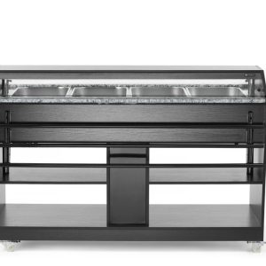 Buffet aquecido, GN 1/1, 1490L, 765x1490x(H)1370mm