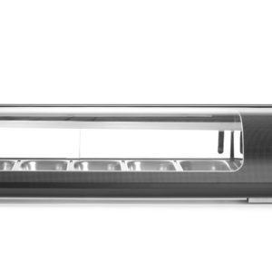 Expositor de Sushi, Arktic, Recipientes incluídos: 6x GN 1/3 (A) 40 mm., Preto, 230V/190W, 426x1529x(H)296mm