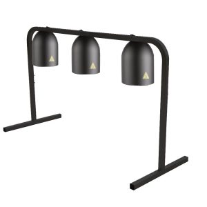 Lámpara Base Abierta 3H Luz. Branca 250W Eu Preto