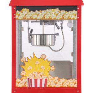 Máquina de pipocas, Vermelho, 230V/1155W, 560x420x(H)760mm