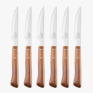 Arcos Faca para carne e bife - Série Forest - Castanho