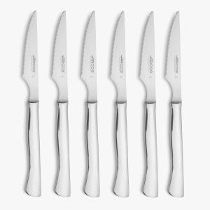 Arcos Conjunto de facas e acessórios - Série Stainless - Prateado