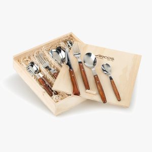 Arcos Conjunto de facas e acessórios - Série Forest - Castanho