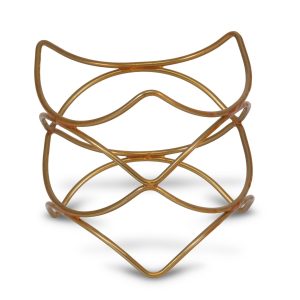 Expositor Buffet Dorado. 20 cm