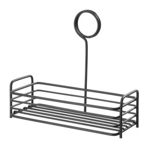 Suporte para condimentos retangular, 205x90x(H)180mm