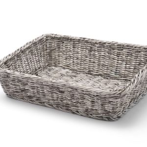 Cesto de padaria angular, Cinzento-claro, 400x300x(H)120mm