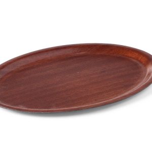 Tabuleiro de servir em madeira, AmerBox, Mogno, 290x210mm