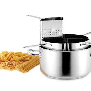 Caçarola + 4 Colapastas Inox Pro 35Cm