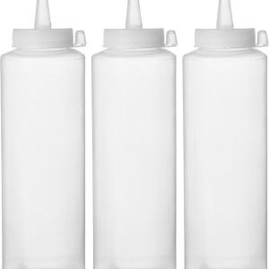 Conjunto de garrafas dispensadoras - 3 unidades, 0,7L, Transparente, 3 unid., ⌀70x(H)245mm