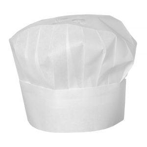 Chapéu de chef – 10 unidades, Branco, 10 unid., ⌀300x(H)230mm
