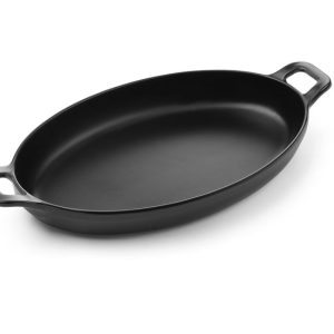 Mini assadeira oval Little Chef, Little Chef, Preto, 263x140x(H)37mm