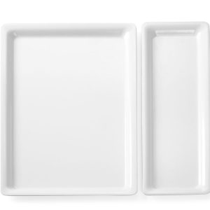 Tabuleiros Gastronorm com borda fina, GN 1/1, 530x325x(H)20mm