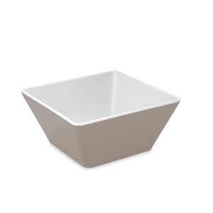 Taça Quadrado 18X18 Cinzento