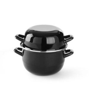 Panela para mexilhões - com tampa, 2L, ⌀200x(H)180mm
