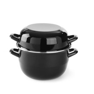 Panela para mexilhões - com tampa, 2,5L, ⌀220x(H)190mm
