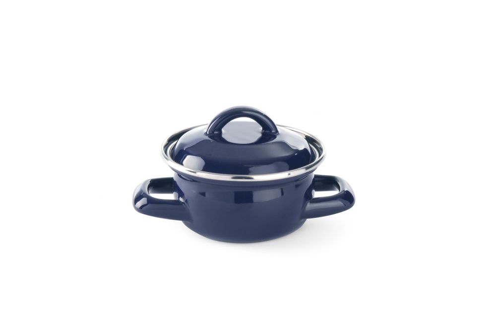 Tacho para sopa e molhos - com tampa, 0,3L, Azul, ⌀115x(H)90mm