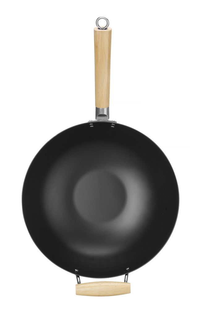 Wok com pega de madeira, ⌀324x565mm - Image 4