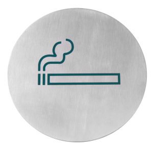 Sinalética para paredes redonda, fumadores – grande, ⌀160mm