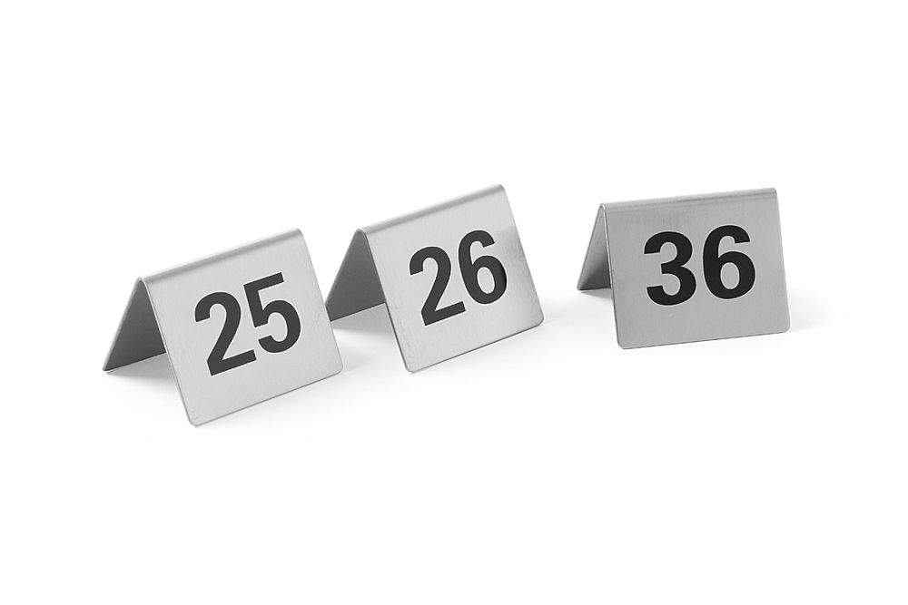 Número para mesa, Números 1-12, 50x35x(H)40mm - Image 4