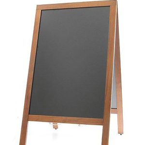 Quadro cavalete para giz, 700x600x(H)1200mm