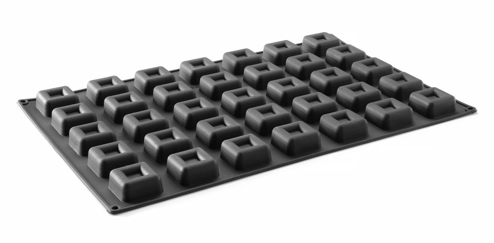 Molde de silicone SQUARE, 570x375x(H)25mm, Quadrado
