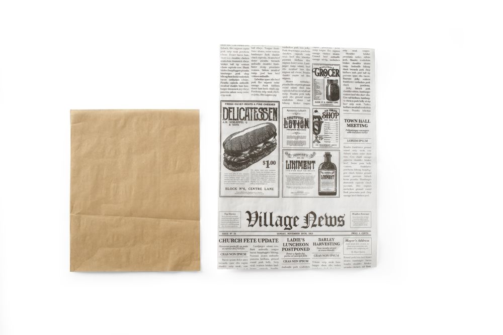 Papel anti-gordura, Impressão de jornal, 500 unid., 250x350mm - Image 4