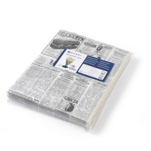 Papel anti-gordura, Impressão de jornal, 500 unid., 200x250mm